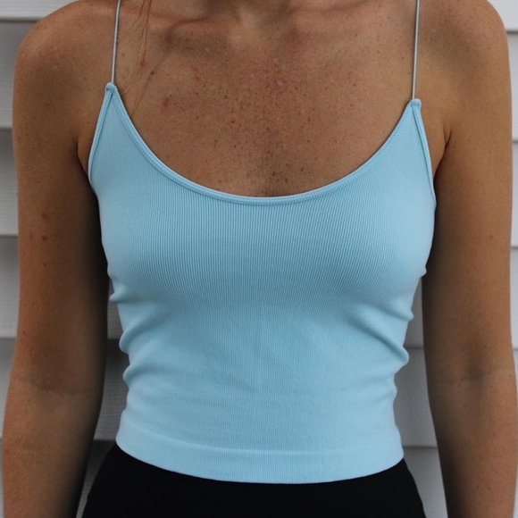 Super Stretchy Baby Blue Forever Tank - Picture 1 of 1
